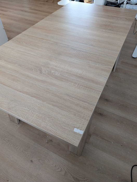 Mesa de jantar extensível em faia