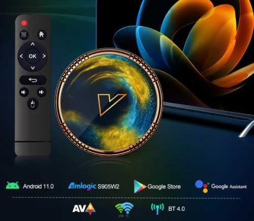 Smart TV приставка Vontar X2 4/32 (S905W2) ANDROID 11.0, смарт тв приставка вонтар х2, андроїд 11