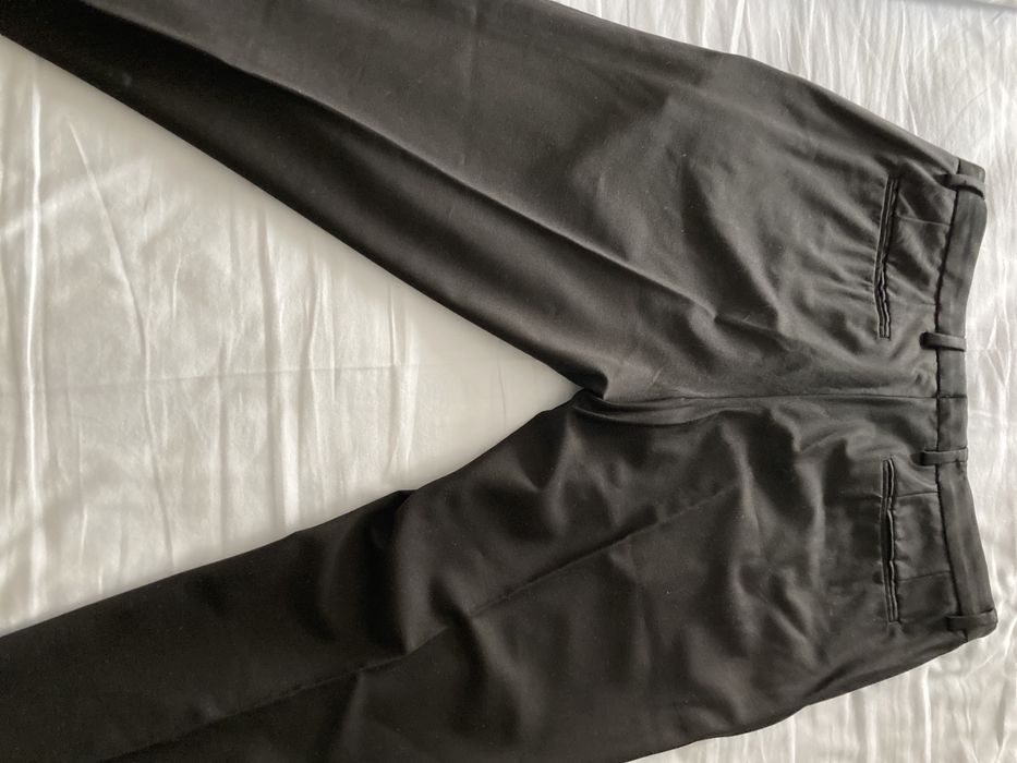 Calças de fato Hugo Boss pretas tamanho 48