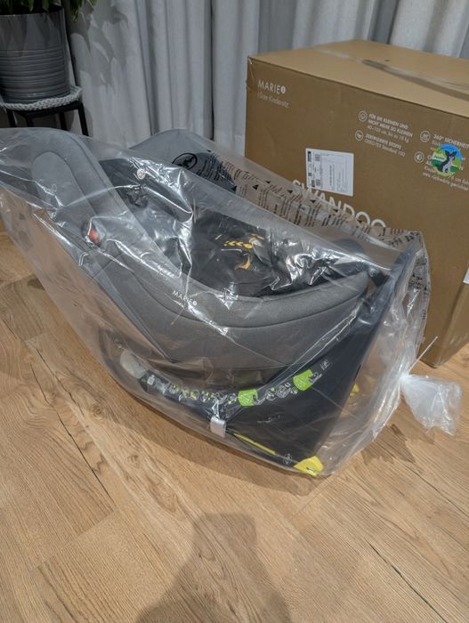 Fotelik obrotowy z bazą Swandoo Marie 5 Szary