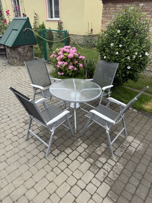 Садові меблі (0016) меблі на терасу стіл 4 крісла
