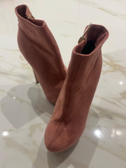 Botas salto alto compensadas