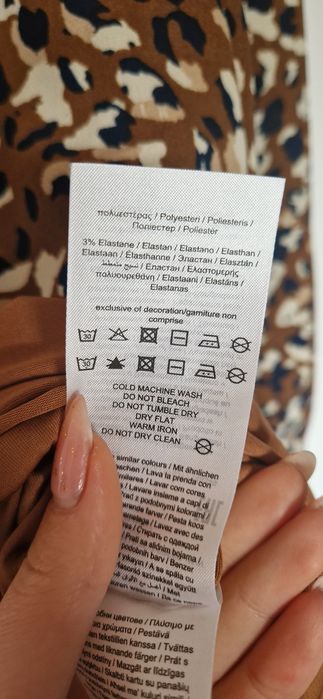 Wiosenna sukienka Sofia w centki z paskiem JDY r. XS /S