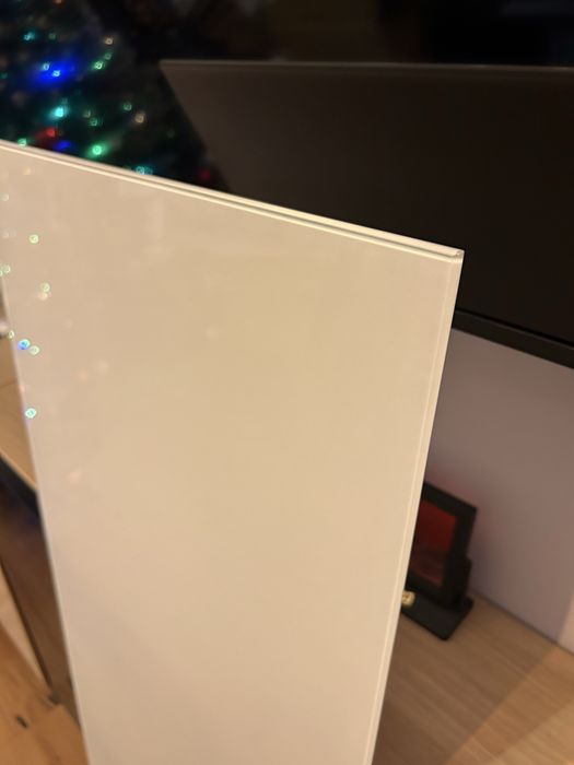 Szkło białe Besta Ikea 120x40 - górny panel TV