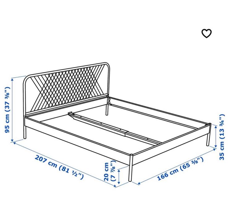 Estrutura Cama Nesttun 160x200cm Branco + Estrado de Ripas