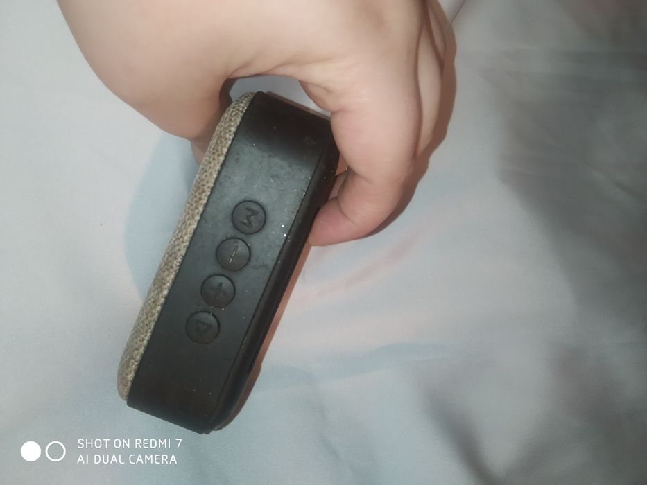 Колонка портативная Bluetooth T3 Blue с павербанком