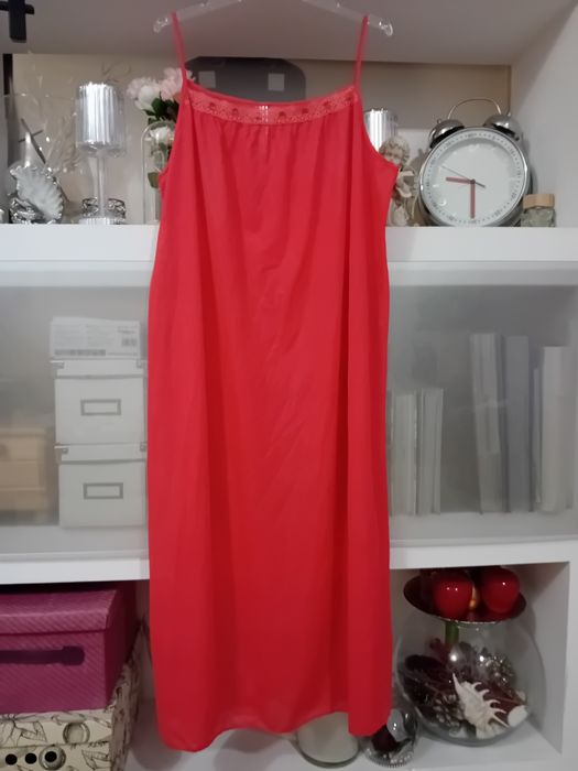 Piękna luksusowa halka koszula nocna damska 46/48