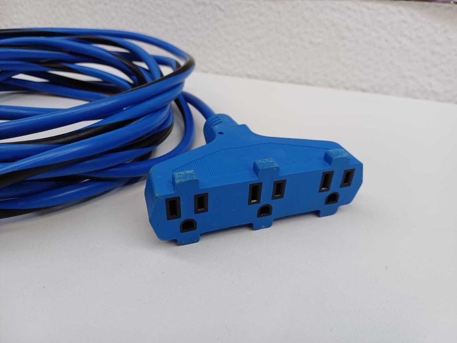 Extensão com tripla fica Americana