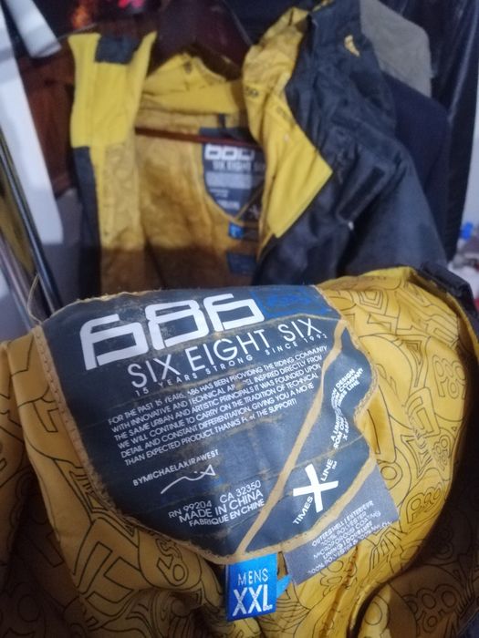 686 x New Era Kurtka Snowboardowa Narciarska L  i Spodnie XXL Snowboar