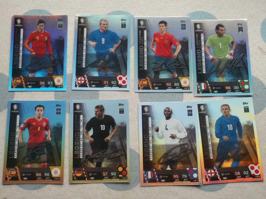 Cartas especiais da Match Attx do euro 2024