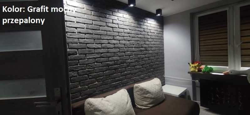 Cegła dekoracyjna. Imitacja starej cegły klasztornej, paleta kolorów.