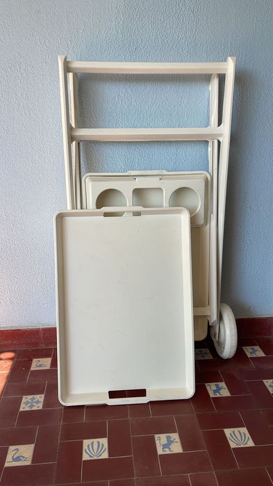 Carrinho chá plástico vintage