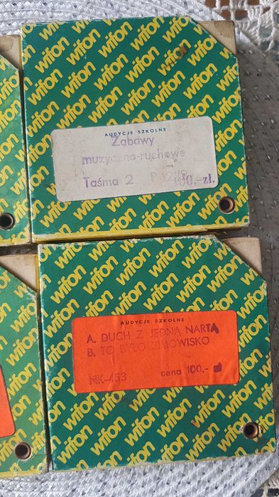 Stare  taśmy szpulowe,4szt