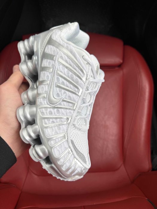 (ОПЛАТА ПІСЛЯ ОГЛЯДУ)Nike Shox TL Metallic Silver Найк Шокс ТЛ Срібні