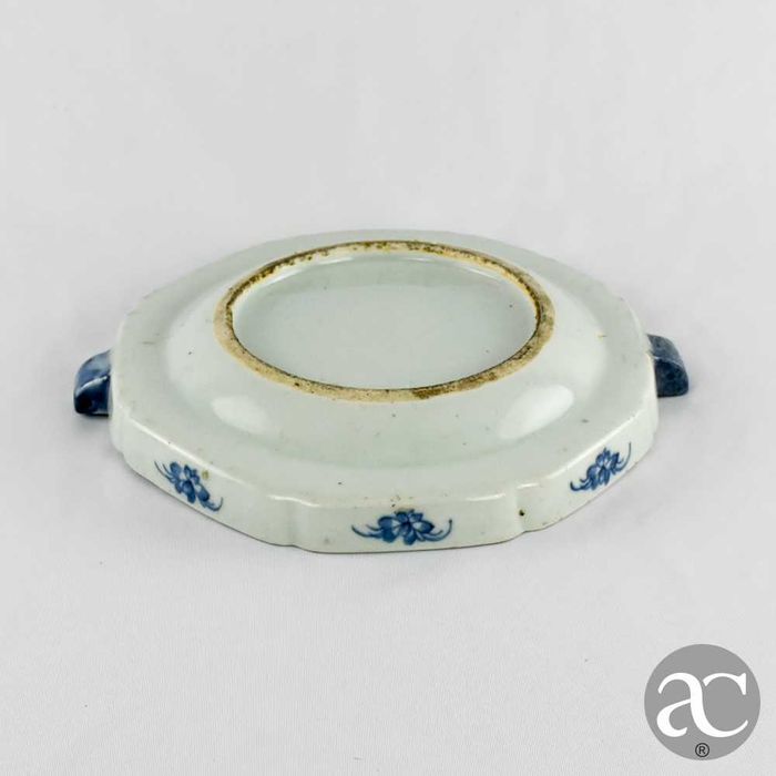 Prato "rechaud" porcelana chinesa, séc. XVIII Período Qianlong, Cantão