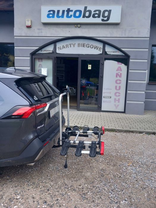 Bagażnik rowerowy na hak, platforma rowerowa - aż 72 kg nośności. Doskonały do przewożenia rowerów elektrycznych, karbonowych..