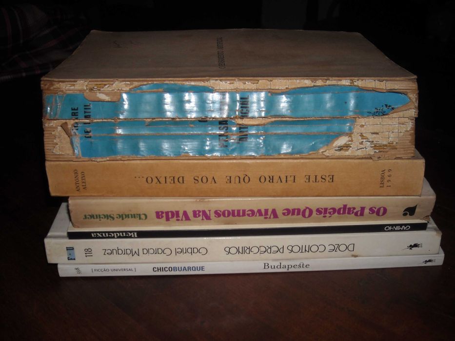 Livros Garcia Marquez, Aleixo, Buarque, Steiner, Latil, S. Tome