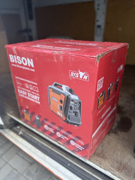Інверторний генератор бензиновий BISON BS3500iS максимальна потужність 3.5 кВт