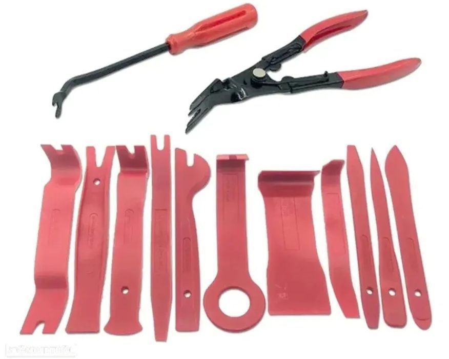 Conjunto Ferramentas Desmonta Plásticos - 38pcs + estojo de arrumação