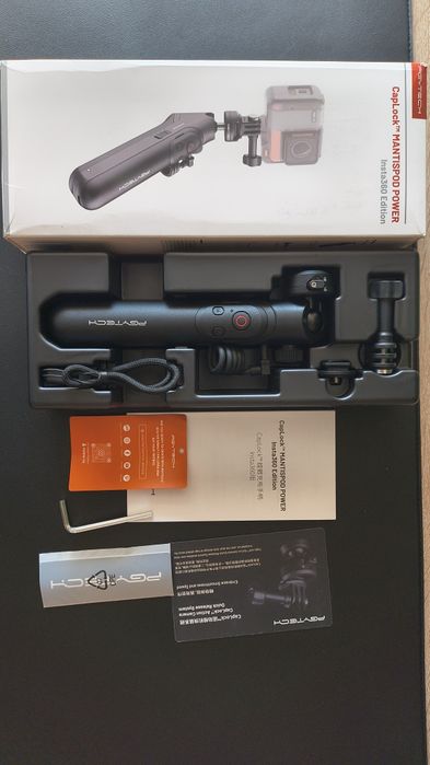 PGYTECH CapLock MantisPod Power (Insta360 Edition) штатив,монопод,тріпод з power bank, аккумулятором для екшн камери