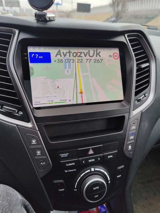 Магнитола HYUNDAI Santa Fe IX 45 GPS Tesla USB ix45 CarPlay Android 16
