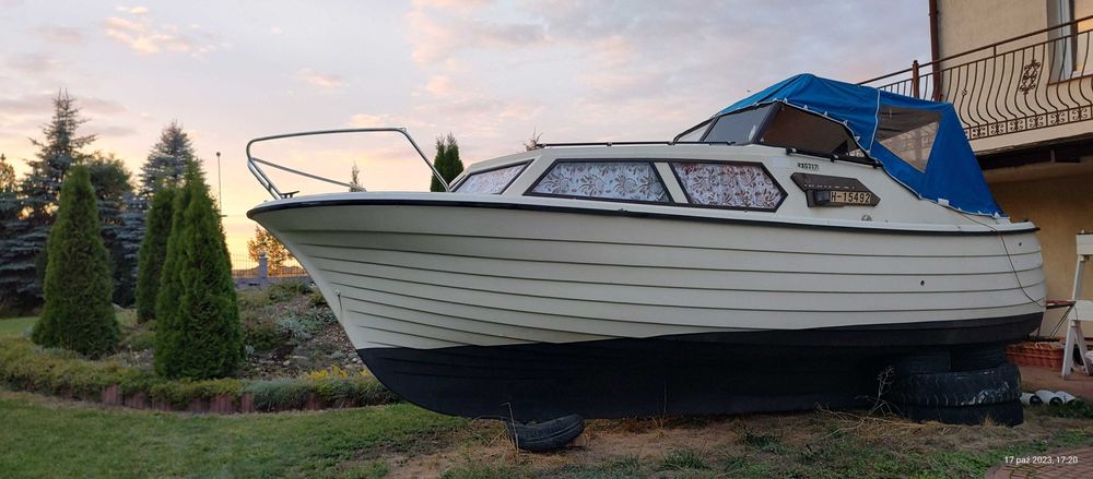 Łódź motorowa, houseboat, skandynawska, Hanto 24