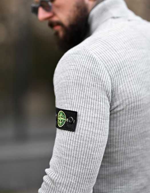 Гольф Stone Island Сірий