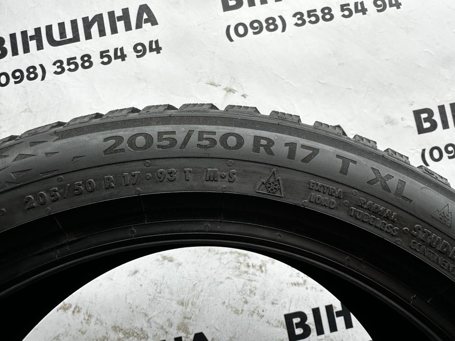 Шини 205/50 R 17 Continental IceContact 3. Комплект. Колеса склад