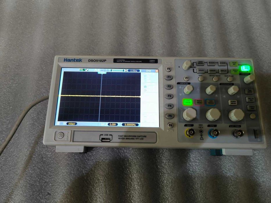 Осциллограф Hantek DSO5102P, 100 МГц, 2 канала, 1 Гвыб/с.