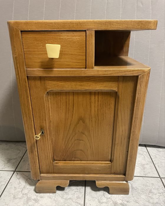 Piękna szafka nakastlik szafeczka PRL odrestaurowana