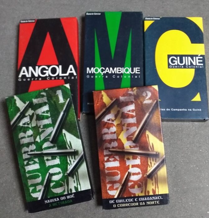 Guerra Colonial - Serie Completa - 5 VHS - Edição DN