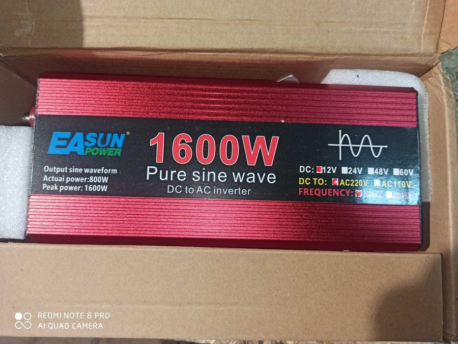 Przetwornica Napięcia 12V-230V 1600W