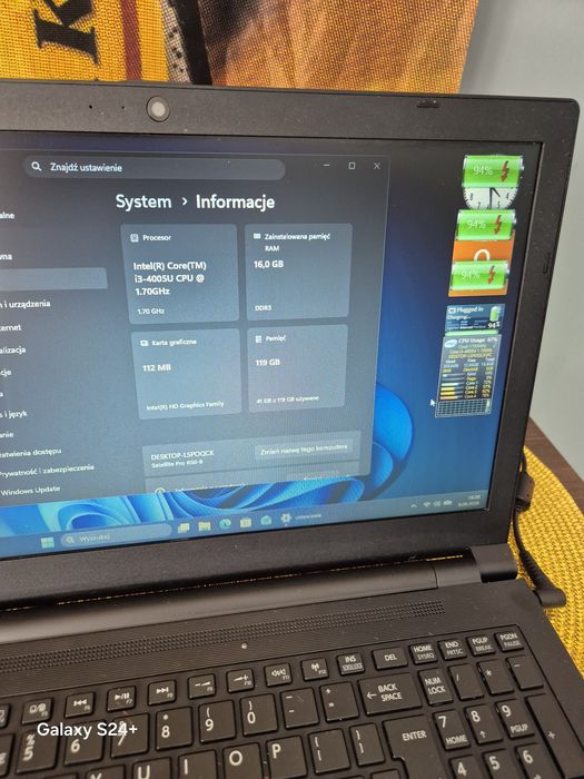 Toschiba satelite PRO r50-B / 4 gen / 16 GB ram