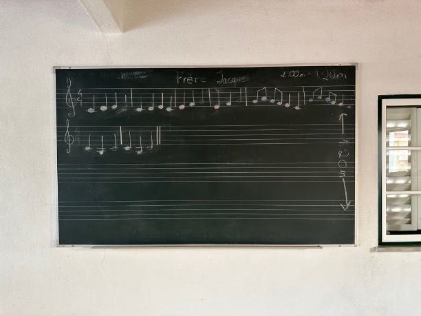 Blackboard for chalk - music-themed64286251720963121