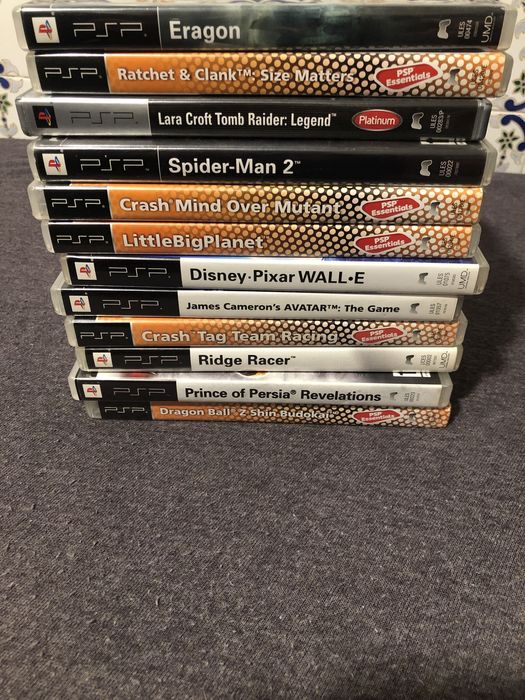Psp +jogos + cartao memoria+estojo