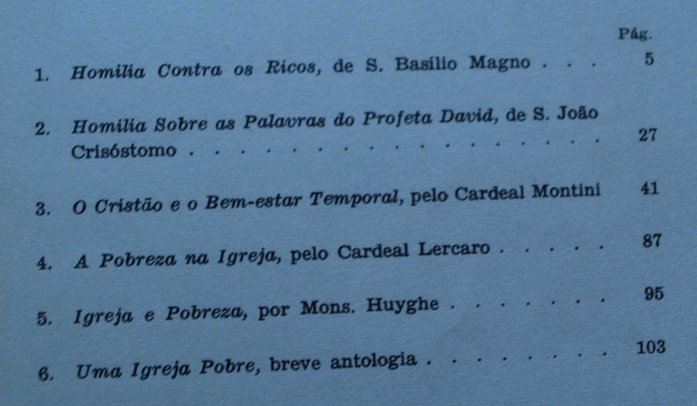 A Pobreza na Igreja - 1ª Edição 1964