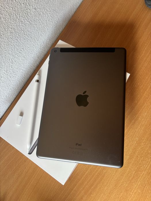 iPad 9 (Ecrã 10'') 64GB Wi-Fi + 4G LTE Space Gray + Apple Pencil + Capa Spigen
