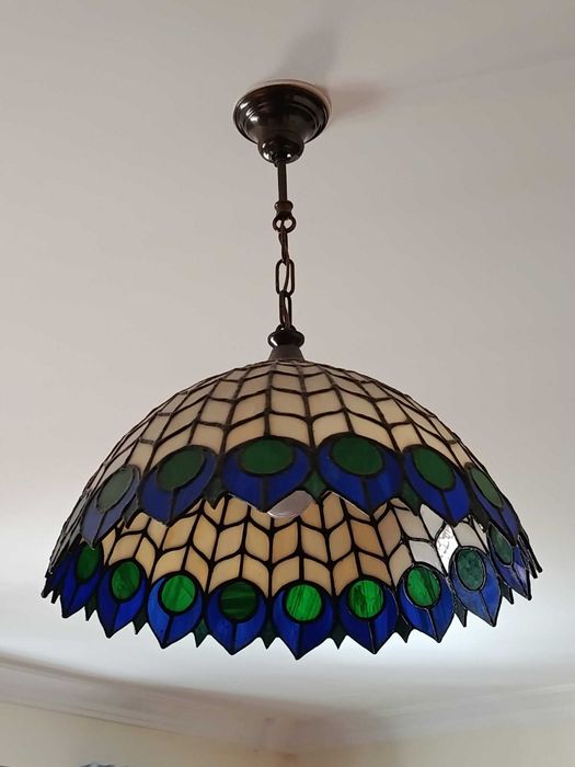 candeeiro vitral