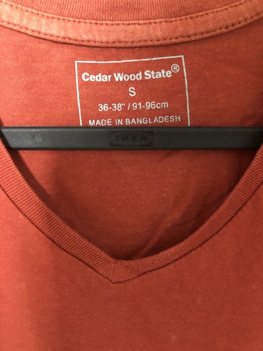 T-shirt cor de tijolo