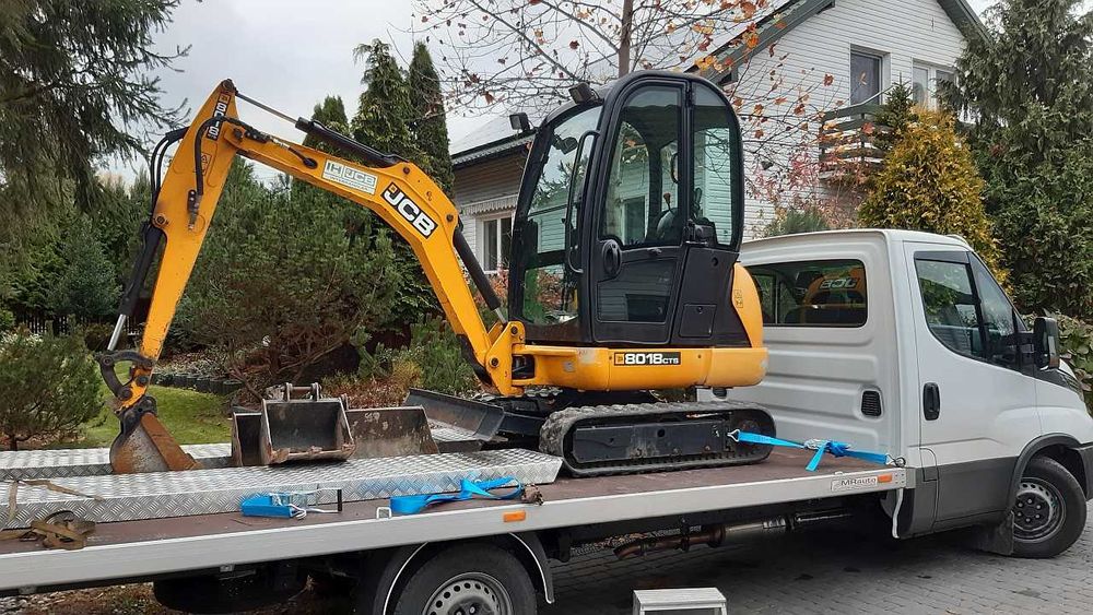 Wynajem minikoparki, 1,8t 2,8t  Wiertnica, Młot, Agregaty 40kw, Rębak,