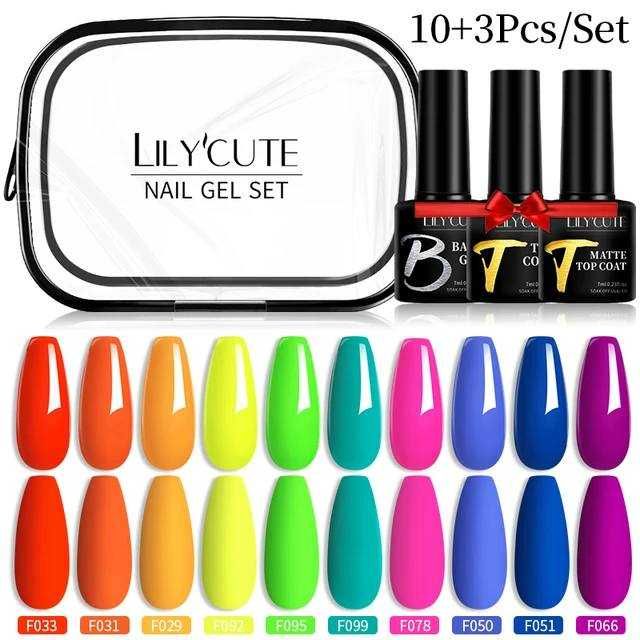conjunto de vernizes de gel novos