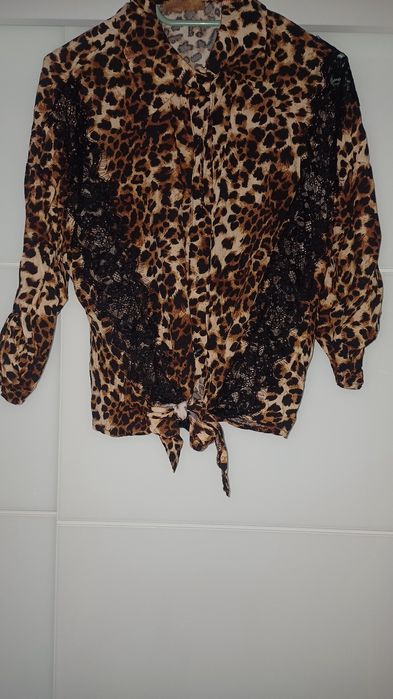 Bluzka koszula panterka