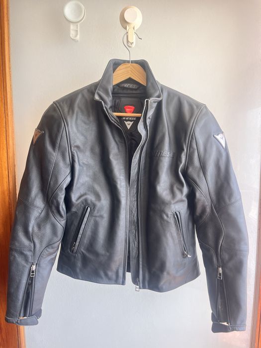 Dainese DTECH Blusão de Couro para Motociclista, Mulher