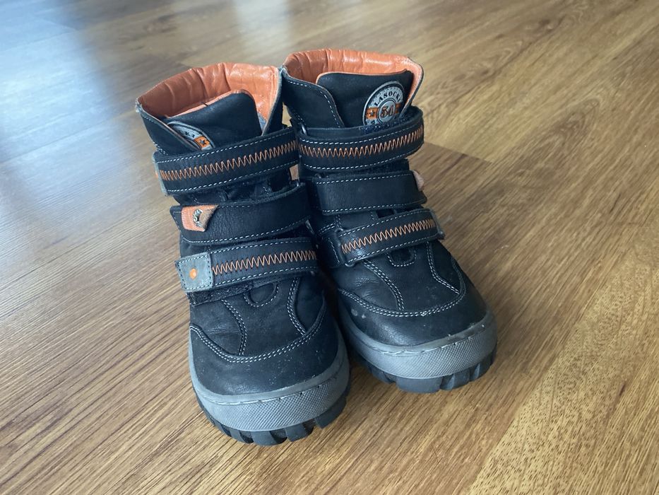 Buty zimowe Lasocki Kids ocieplane dla chłopczyka r 28
