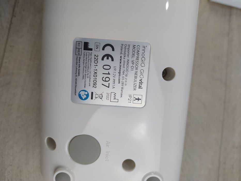 Nebulizator GIOvital to nowoczesne urządzenie stosowane przy inhalacja