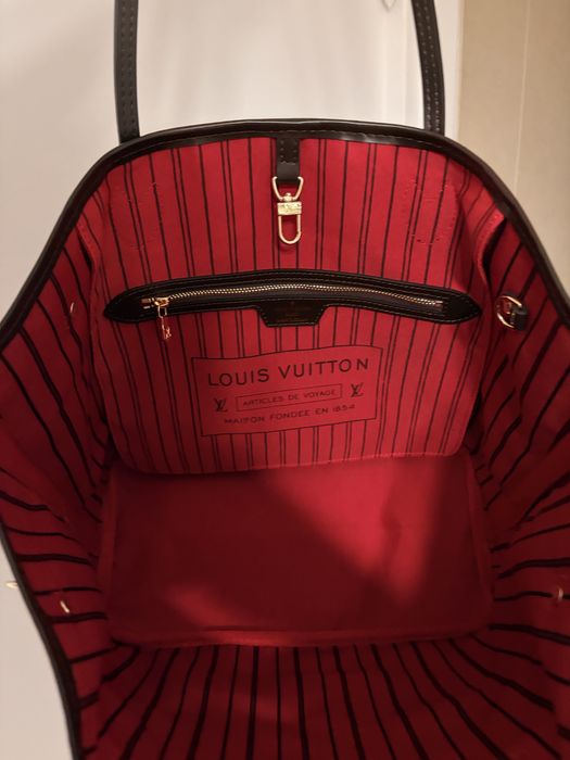 Louis Vuitton Neverfull Mm skóra naturalna