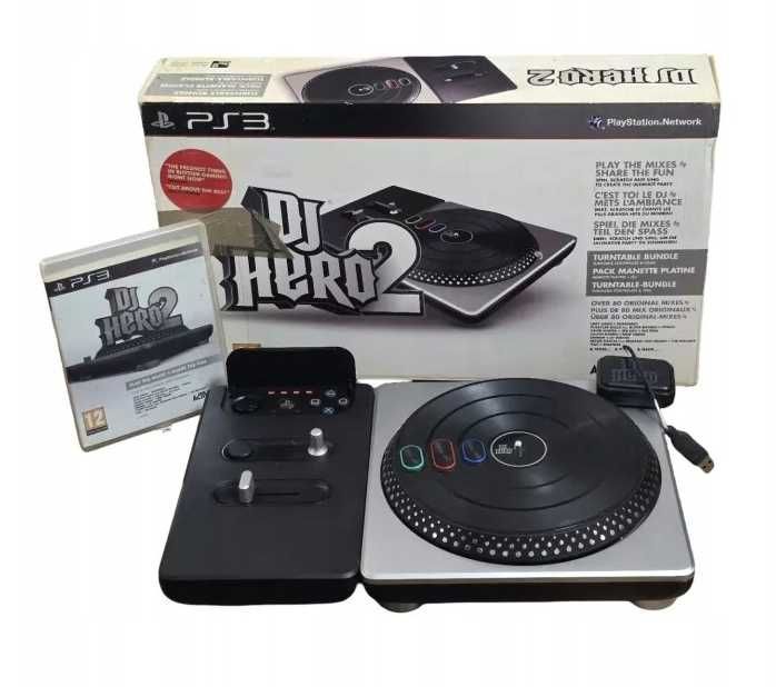 Konsola DJ HERO 2 PS3 + gra + nadajnik | ZESTAW PLAYSTATION 3