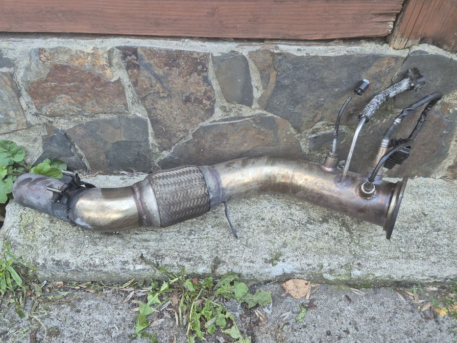 Downpipe BMW E60 E61 525d 525xd 530d 530xd M57N2 nierdzewka