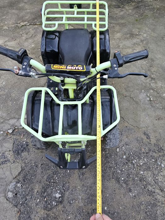 Квадроцикл електричний дитячий Crosser 1000W - Зелений, міцні аморти!