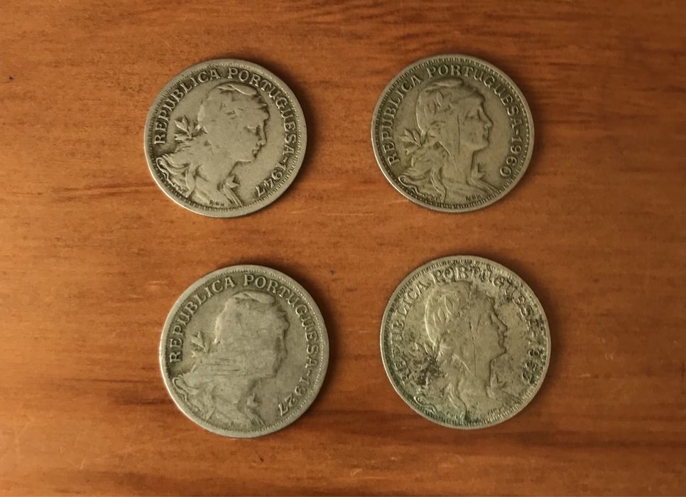 Moedas antigas (centavos/escudo)